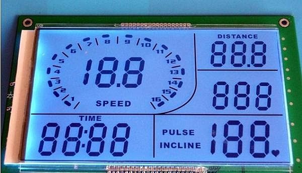 跑步机液晶显示